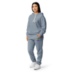 Be Strong and Courageous | Embroidered Unisex Garment Dyed Fleece Sweatpants T-SHIRT - HeartHalo