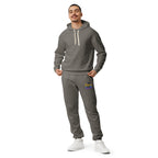 Be Strong and Courageous | Embroidered Unisex Garment Dyed Fleece Sweatpants T-SHIRT - HeartHalo