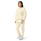 Be Strong and Courageous | Embroidered Unisex Garment Dyed Fleece Sweatpants T-SHIRT - HeartHalo