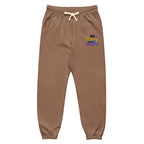 Be Strong and Courageous | Embroidered Unisex Garment Dyed Fleece Sweatpants T-SHIRT - HeartHalo