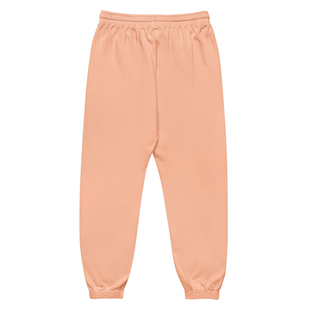 Be Strong and Courageous | Embroidered Unisex Garment Dyed Fleece Sweatpants T-SHIRT - HeartHalo