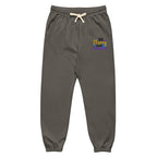 Be Strong and Courageous | Embroidered Unisex Garment Dyed Fleece Sweatpants T-SHIRT - HeartHalo