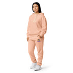 Be Strong and Courageous | Embroidered Unisex Garment Dyed Fleece Sweatpants T-SHIRT - HeartHalo