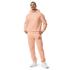 Be Strong and Courageous | Embroidered Unisex Garment Dyed Fleece Sweatpants T-SHIRT - HeartHalo