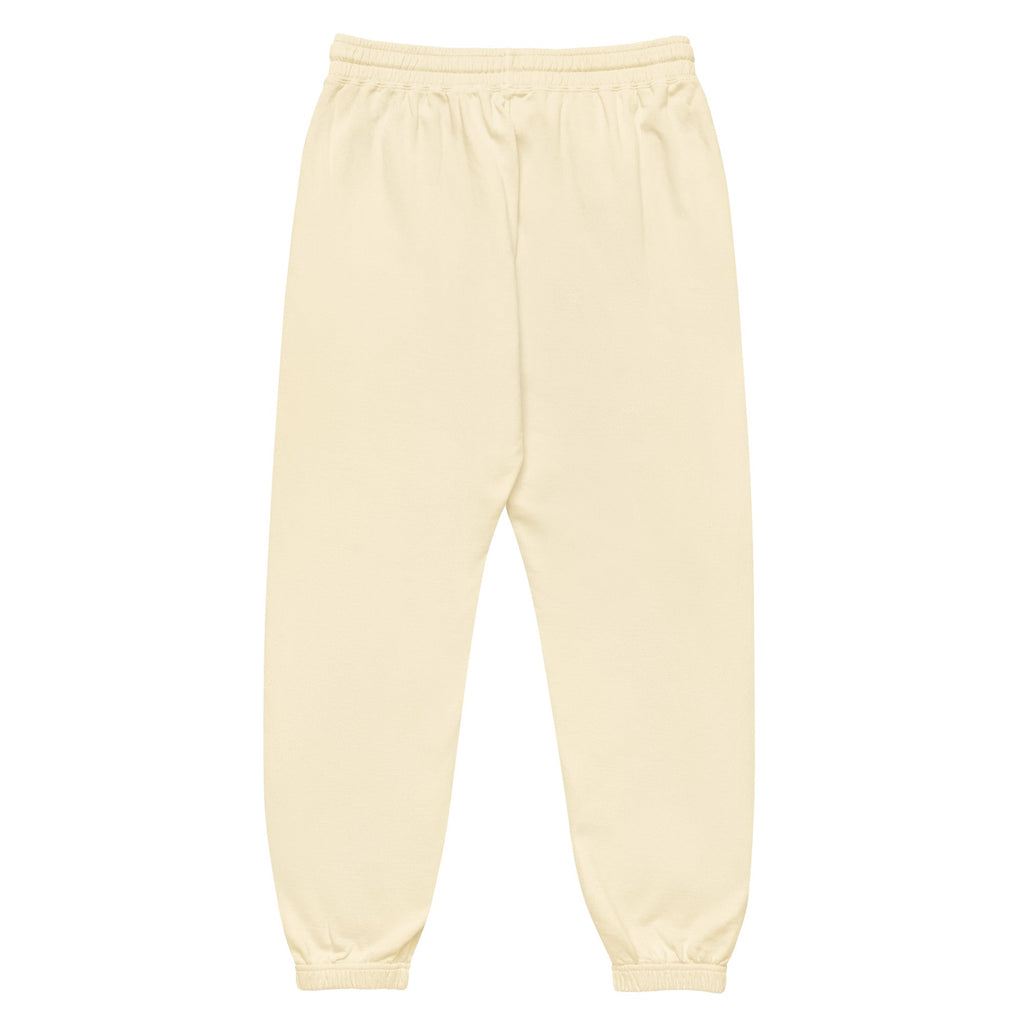 Be Strong and Courageous | Embroidered Unisex Garment Dyed Fleece Sweatpants T-SHIRT - HeartHalo