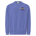 Be Strong and Courageous | Embroidered Unisex Garment-Dyed Sweatshirt T-SHIRT - HeartHalo