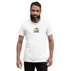 Be Strong and Courageous | Embroidered Unisex Tri-Blend T-Shirt T-SHIRT - HeartHalo