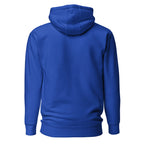 Be the Light | Embroidered - Unisex Premium Pullover Hoodie in Team Royal, back view