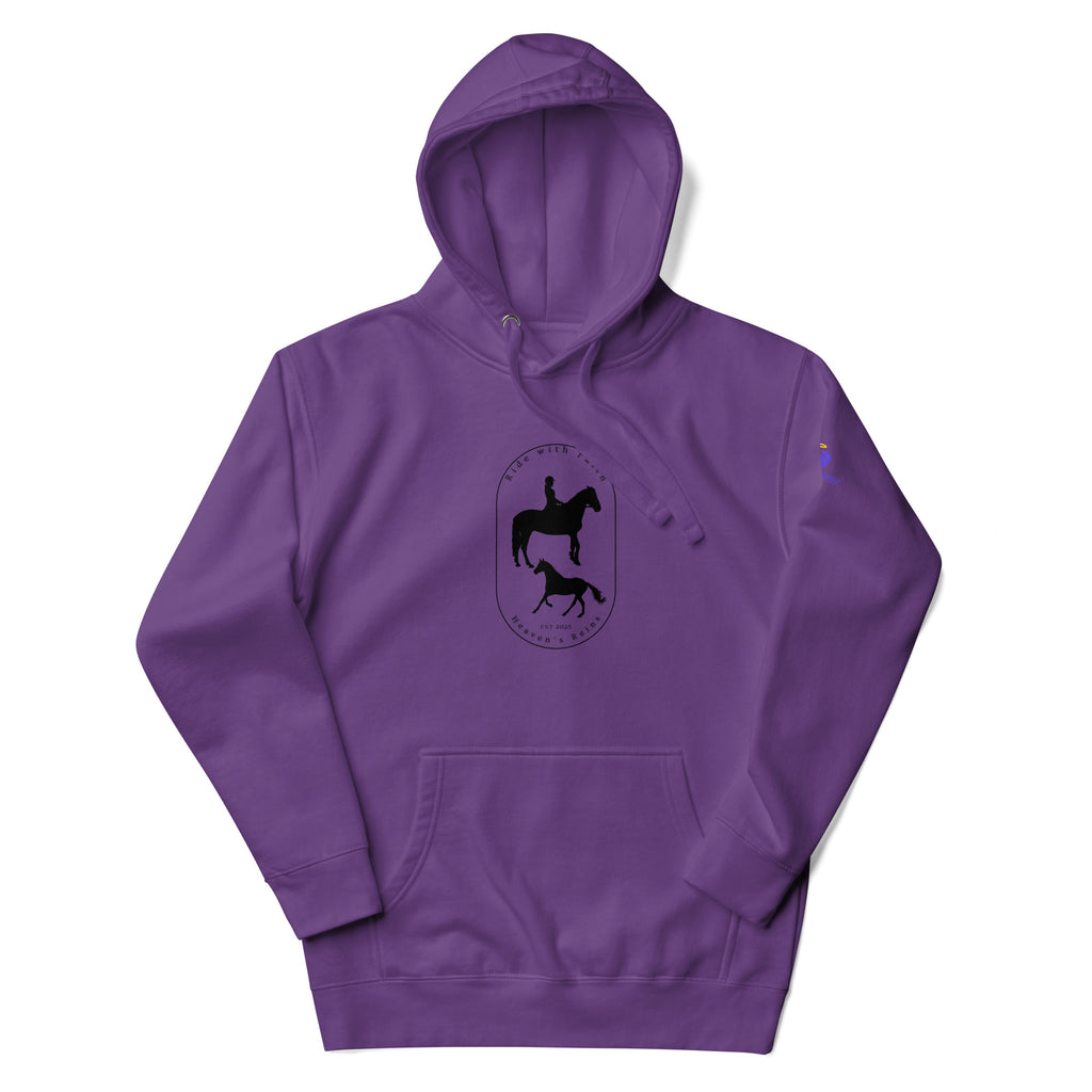 Ride with Faith | Unisex Premium Pullover Hoodie Hoodie - HeartHalo
