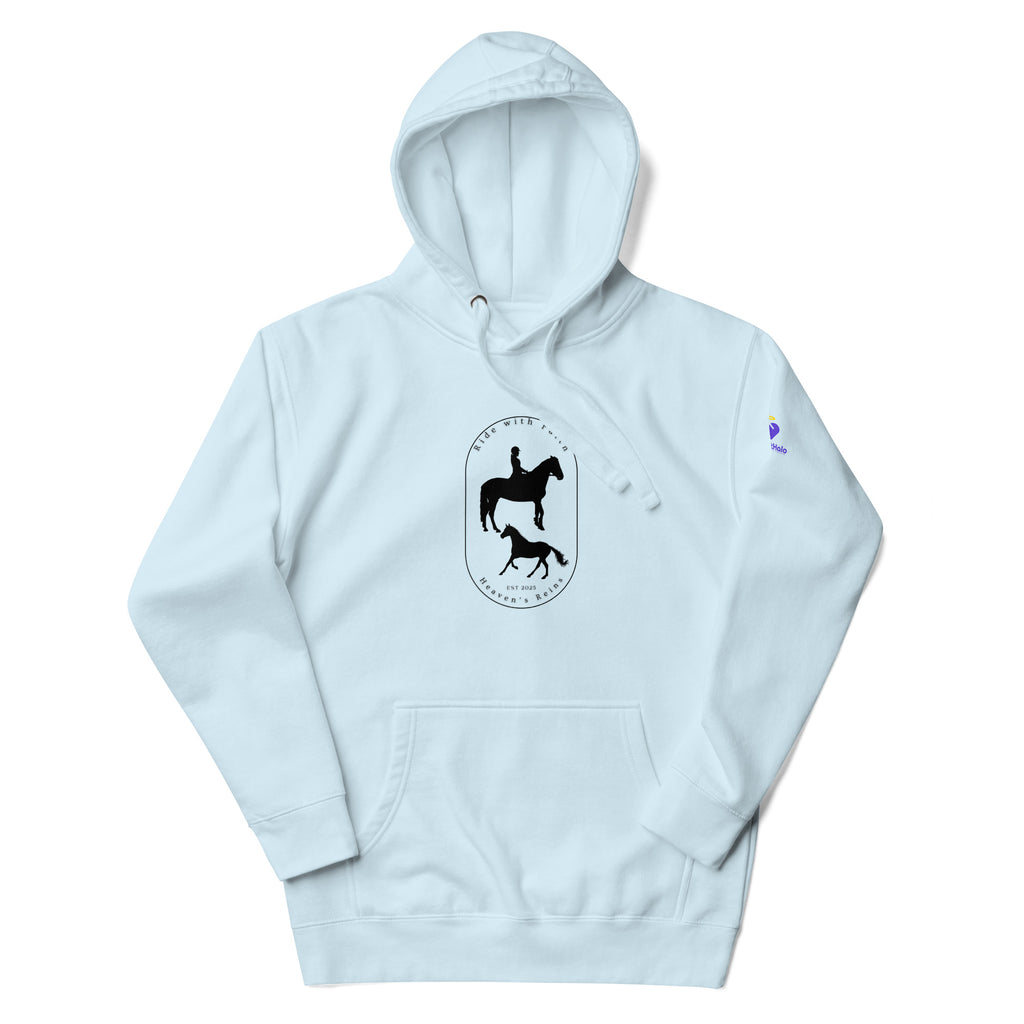Ride with Faith | Unisex Premium Pullover Hoodie Hoodie - HeartHalo
