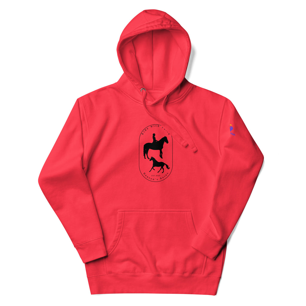 Ride with Faith | Unisex Premium Pullover Hoodie Hoodie - HeartHalo