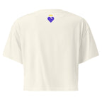 Faith is my Foundation | Women’s crop top in Natural, back view