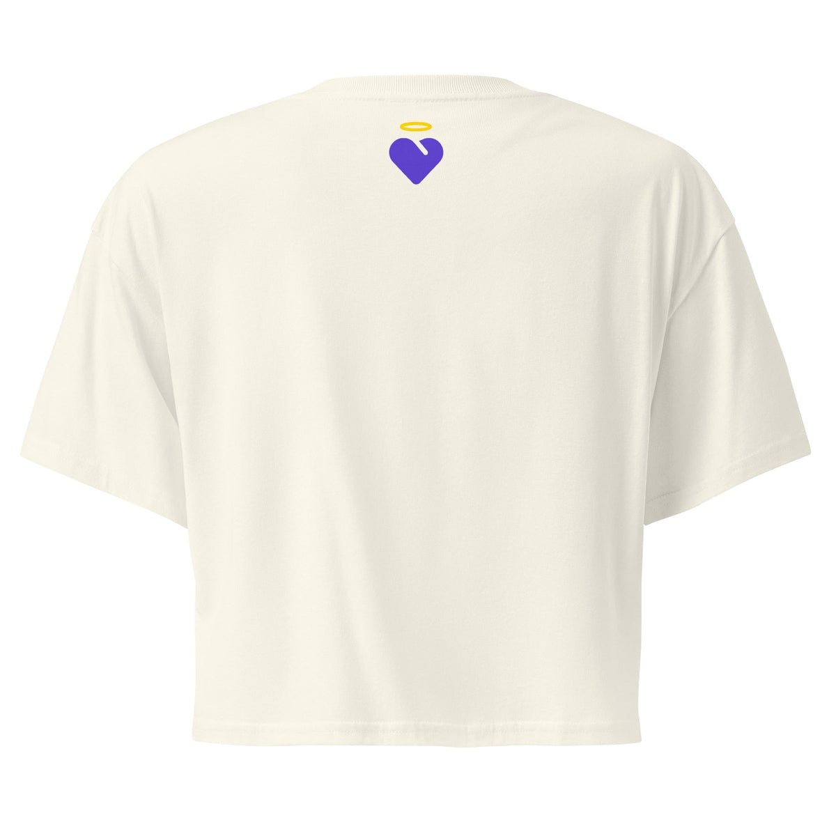 Faith is my Foundation | Women’s crop top in Natural, back view
