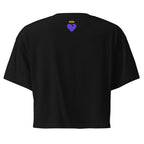 Faith is my Foundation | Women’s crop top in Black, back view