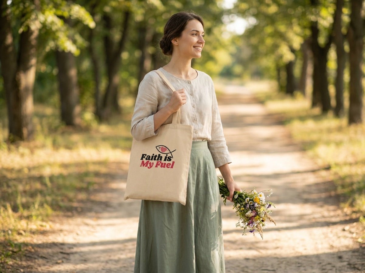 Faith is my Fuel | Eco Tote Bag Tote Bag - HeartHalo