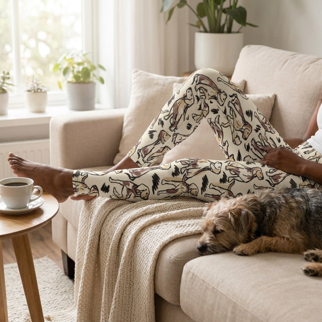 Guardian Paw | AOP Leggings Leggings - HeartHalo