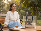 In the Waiting | Clear Tote Bag Tote Bag - HeartHalo
