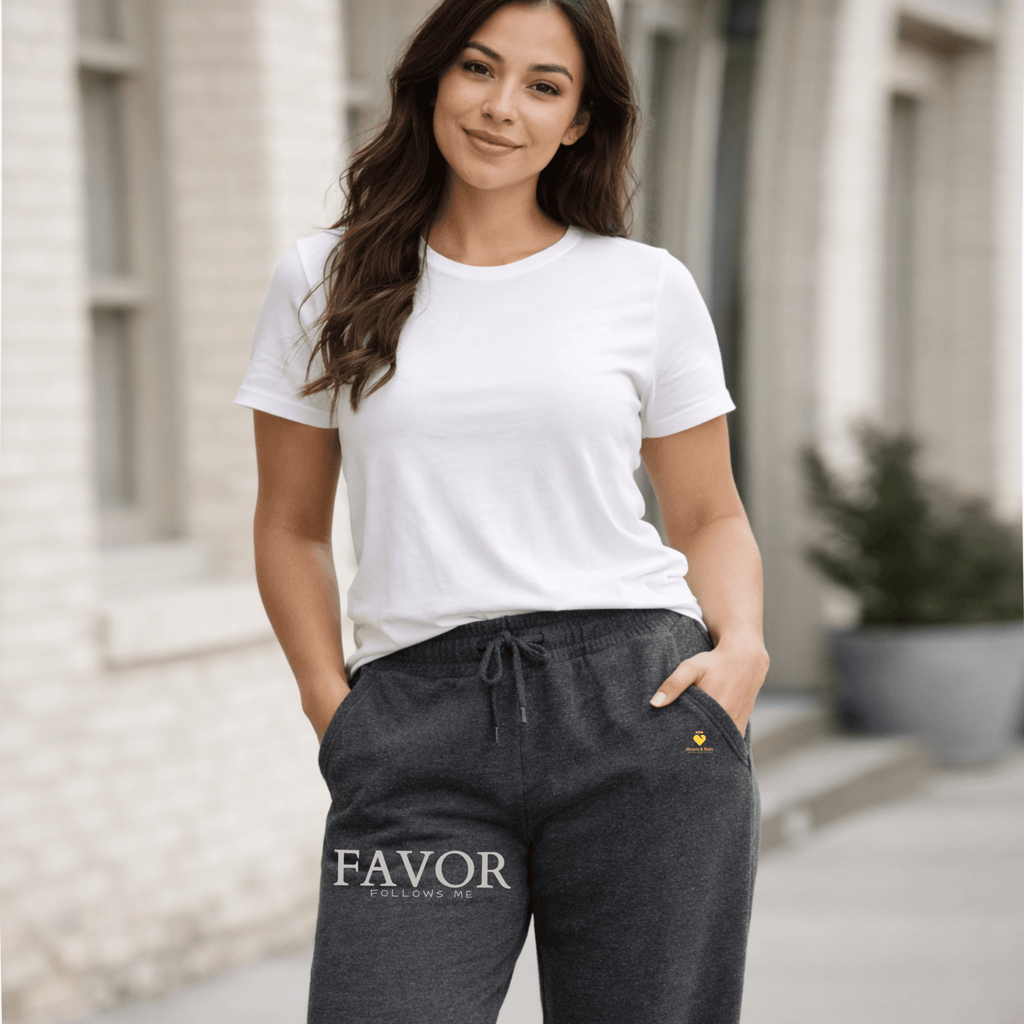 Favor Follows Me (Embroidered) | Unisex fleece sweatpants