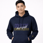 Holy but still Hustling | Embroidered Unisex Premium Pullover Hoodie