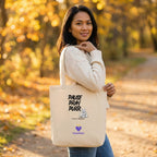 Pause, Pray and Purr | Eco Tote Bag Tote Bag - HeartHalo