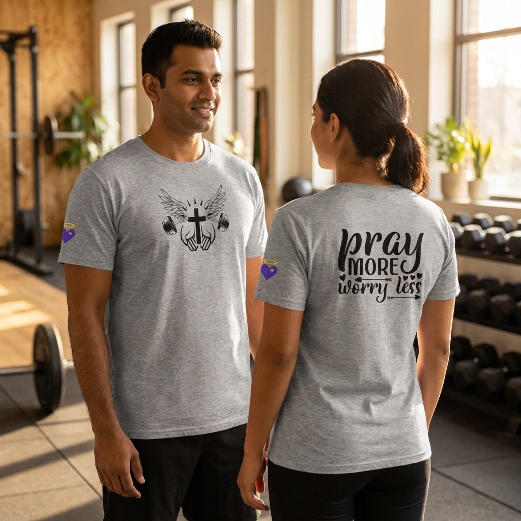 Pray More Worry Less | Unisex Classic T-Shirt T-Shirt - HeartHalo