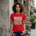 Progress Over Perfection | Unisex Premium Cotton T-Shirt T-Shirt - HeartHalo