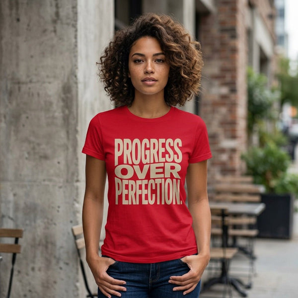 Progress Over Perfection | Unisex Premium Cotton T-Shirt