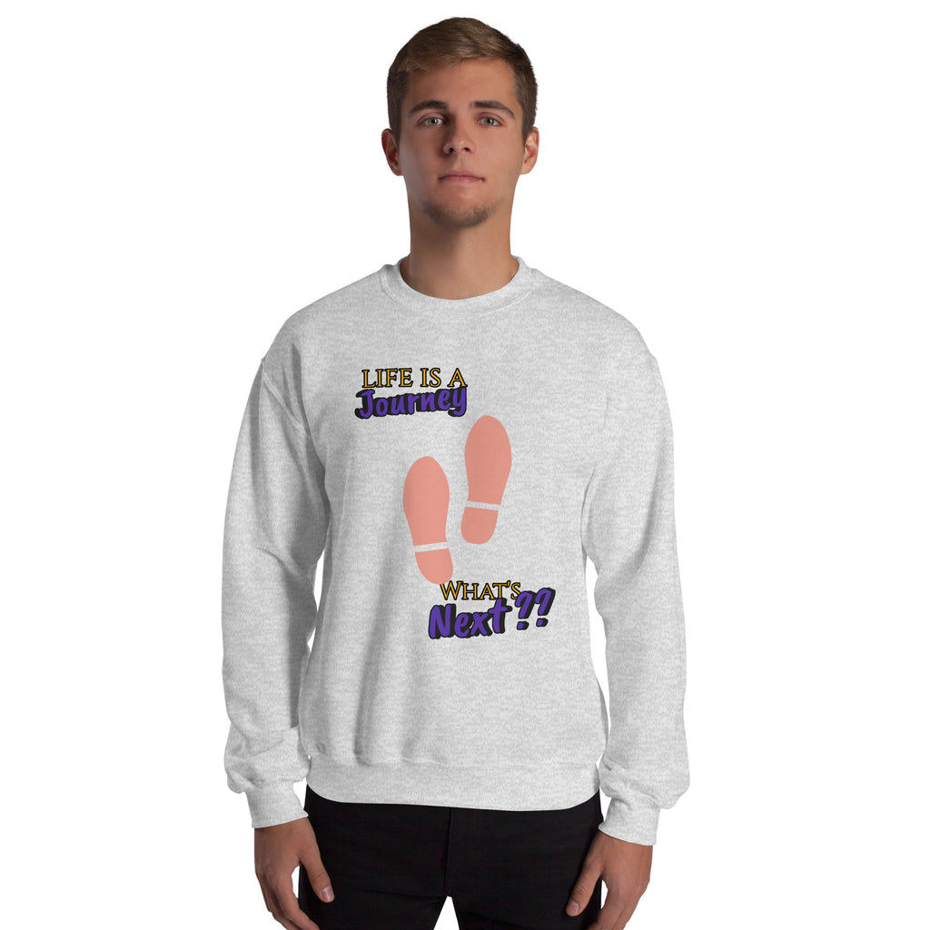 Life’s a Journey | Unisex Heavy Blend Sweatshirt (Crewneck) Sweatshirt - HeartHalo