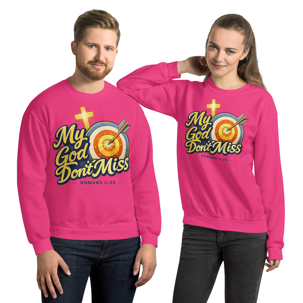 My God Don’t Miss | Unisex Heavy Blend Sweatshirt (Crewneck) Sweatshirt - HeartHalo