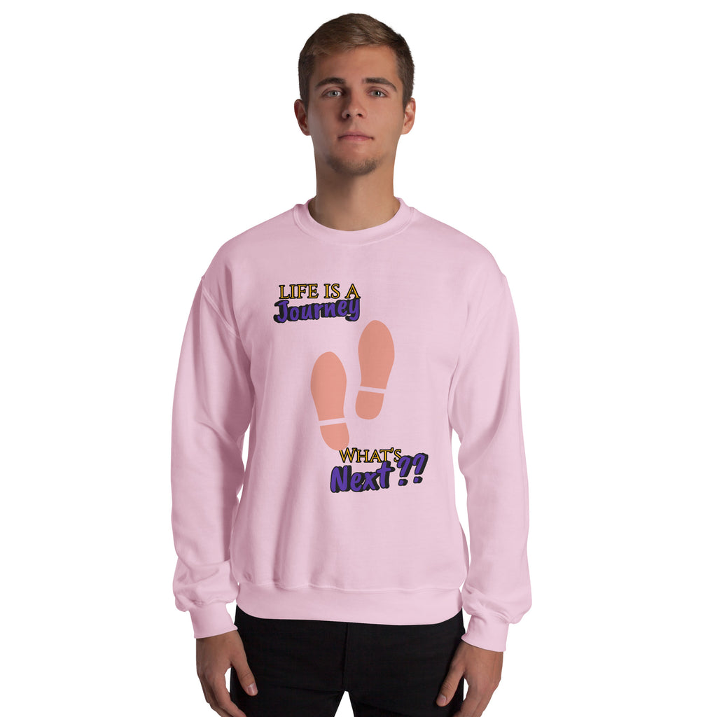 Life’s a Journey | Unisex Heavy Blend Sweatshirt (Crewneck) Sweatshirt - HeartHalo