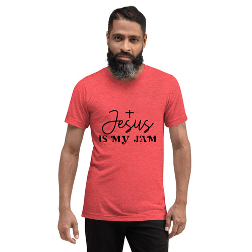 Jesus is my Jam | Unisex Tri-Blend Short Sleeve Shirt T-Shirt - HeartHalo